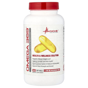 Metabolic Nutrition, Omega 369™, 90 капсул (1200 мг в 1 капсуле)