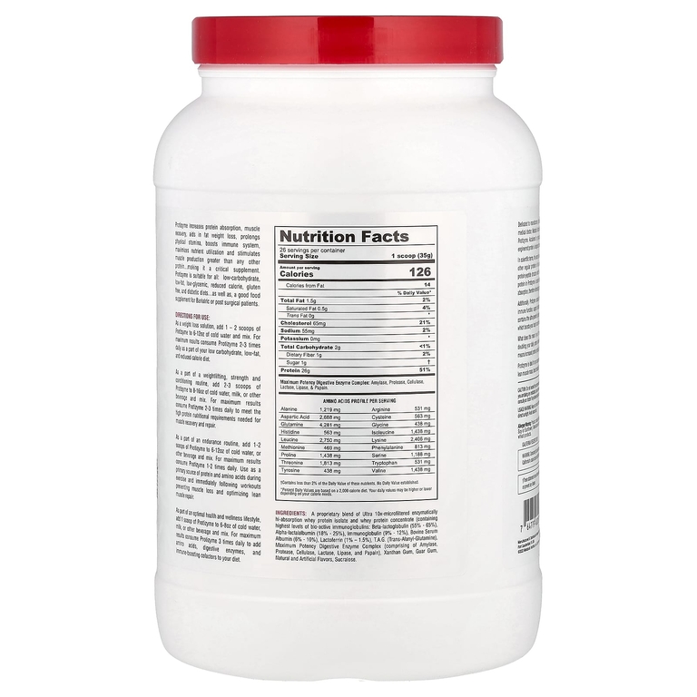 Metabolic Nutrition, Protizyme, Specialized Designed Protein, банановый крем, 910 г (2 фунта) (Товар снят с продажи) 