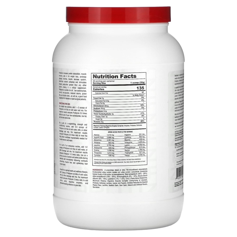 Metabolic Nutrition, Protizyme, Specialized Designed Protein, печенье с арахисовой пастой, 910 г (2 фунта) (Товар снят с продажи) 