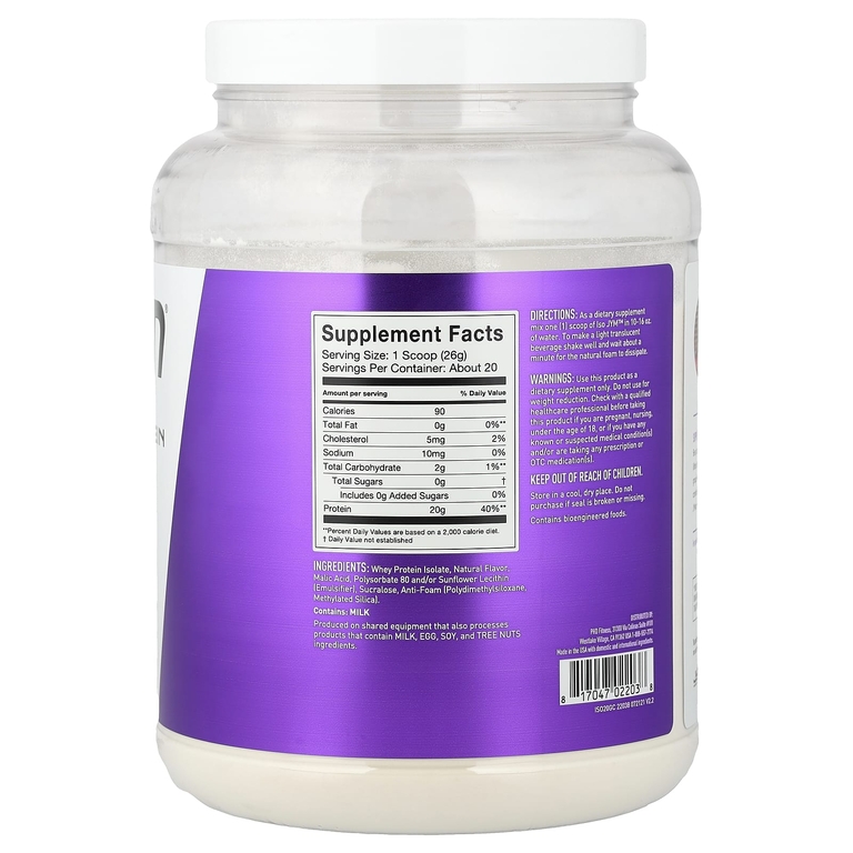 JYM Supplement Science, Clear Isolate Whey Protein, виноград, 1,1 фунта (18,3 унции)