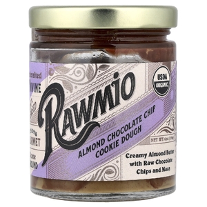 Rawmio, Тесто для печенья с миндальным шоколадом, 170 г (6 унций)
