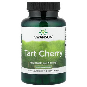 Swanson Vitamins, Терпкая вишня, 500 мг, 120 капсул