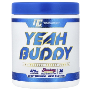 Ronnie Coleman, Signature Series, Ye Buddy®, предтренировочный комплекс для повышения уровня энергии, со вкусом клубничного лимонада, 270 г (9,5 унции)