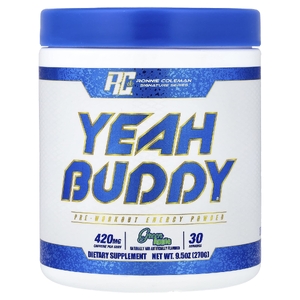 Ronnie Coleman, Signature Series, Ye Buddy®, предтренировочный комплекс для повышения уровня энергии, со вкусом зеленого яблока, 270 г (9,5 унции)