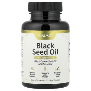 Snap Supplements, Масло черного тмина, 500 мг, 90 мягких капсул