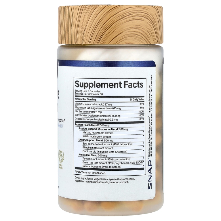 Snap Supplements, Здоровье простаты`` 90 капсул