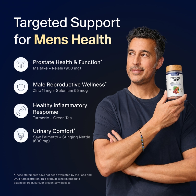 Snap Supplements, Здоровье простаты`` 90 капсул