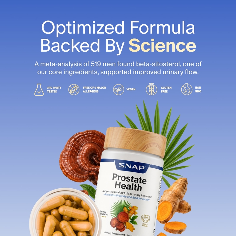 Snap Supplements, Здоровье простаты`` 90 капсул
