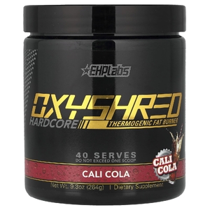 EHPlabs, OxyShred Hardcore, термогенный жиросжигатель, кали-кола, 264 г (9,3 унции)