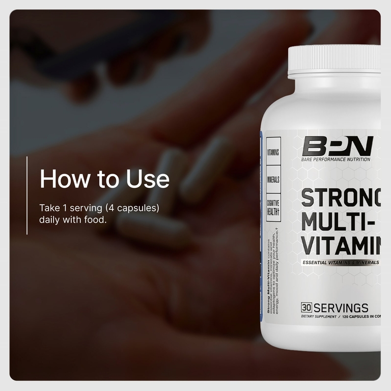 BPN, Strong Multi-Vitamin, мультивитамины, 120 капсул