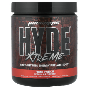 ProSupps, Hyde® Xtreme, Hard Hit Energy, предтренировочный комплекс, фруктовый пунш, 210 г (7,4 унции)