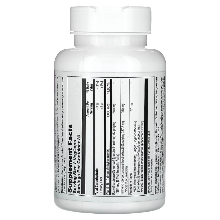 LifeTime Vitamins, Comfortable, босвеллия и куркума, 60 растительных капсул (Товар снят с продажи) 