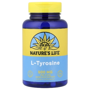 Nature's Life, L-тирозин, 500 мг, 100 капсул