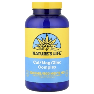 Nature's Life, комплекс кальция, магния и цинка, 250 капсул