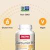 Jarrow Formulas, куркумин 95, экстракт куркумы, 500 мг, 120 растительных капсул