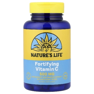 Nature's Life, укрепляющий витамин C, 100 капсул