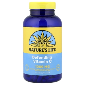 Nature's Life, защита витамина C со смесью Bio-Rose™, 250 растительных капсул