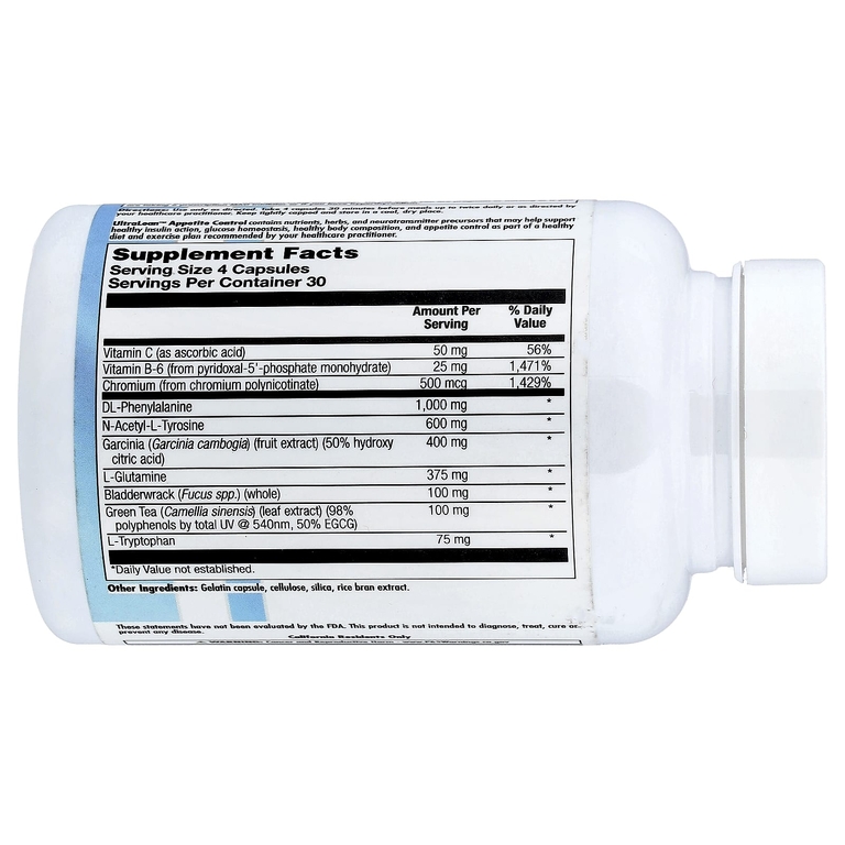 Nutra BioGenesis, Ultra Lean™, контроль аппетита, 120 капсул