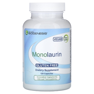 Nutra BioGenesis, монолаурин, 120 капсул (500 мг в 1 капсуле)
