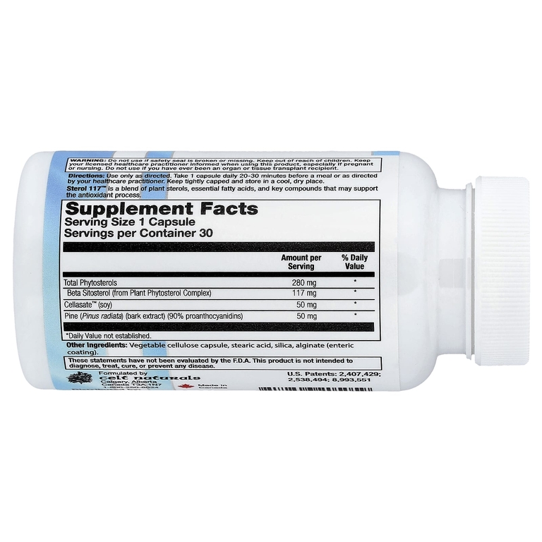 Nutra BioGenesis, Celt Naturals, Sterol 117™, 30 капсул