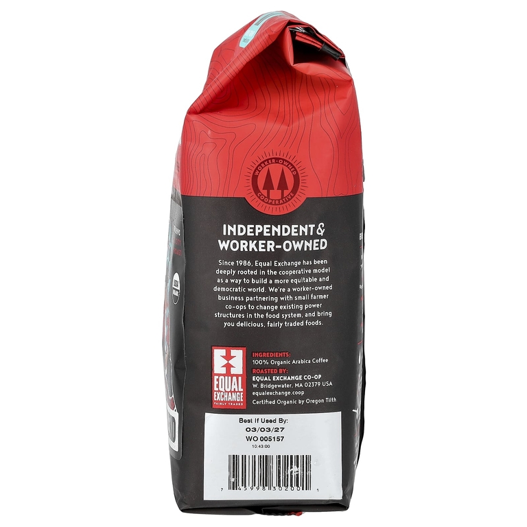Equal Exchange, Organic Sisters' Blend, Drip Grind, полная городская обжарка, 454 г (16 унций)