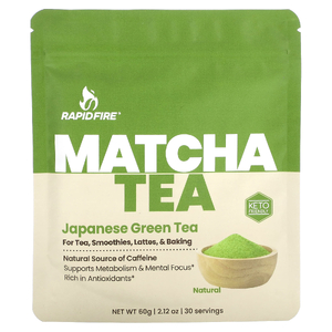 RAPIDFIRE, Matcha Tea, японский зеленый чай, 60 г (2,12 унции) (Товар снят с продажи) 