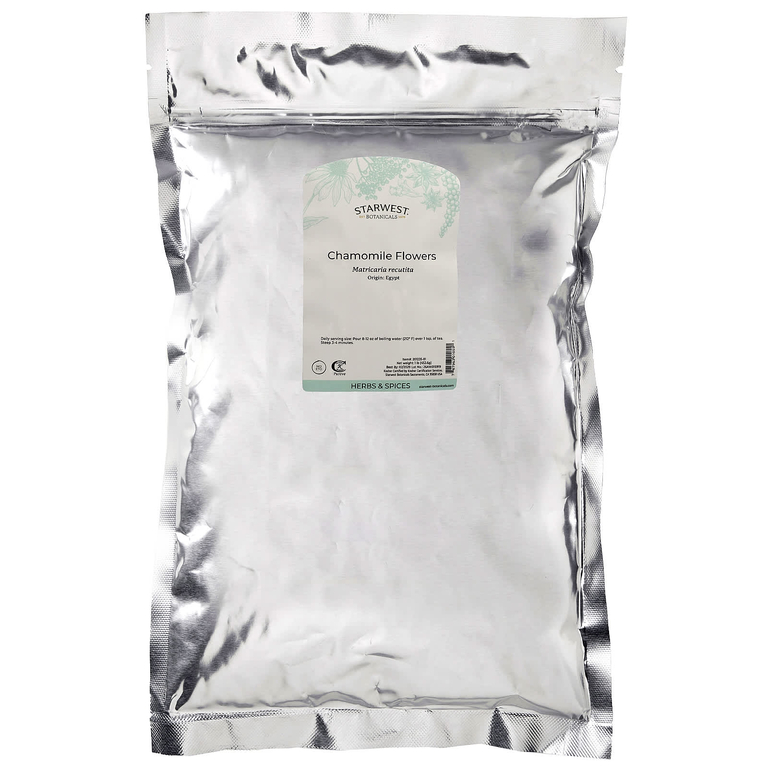 Starwest Botanicals, Цветки ромашки, 453,6 г (1 фунт)