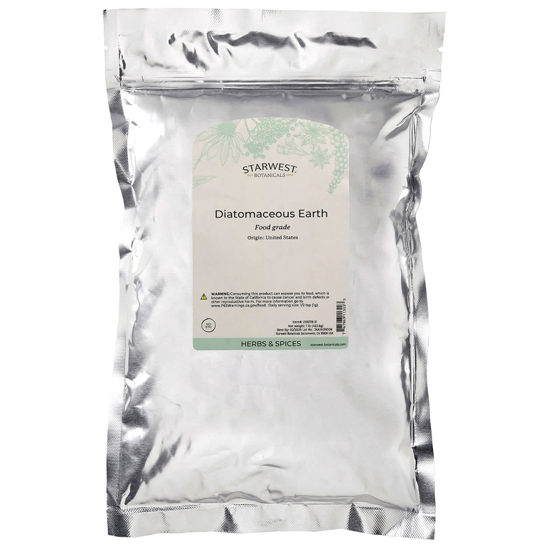 Starwest Botanicals, Диатомитовая земля, 1 фунт (453,6 г)