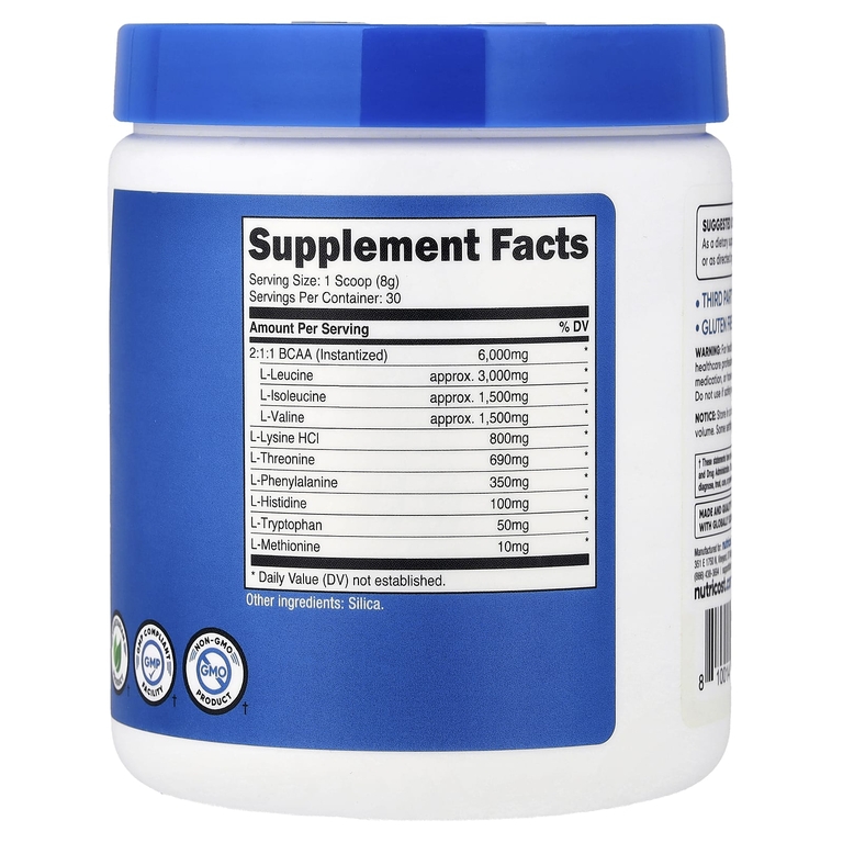 Nutricost, Performance, EAA, без добавок, 249 г (8,9 унции)