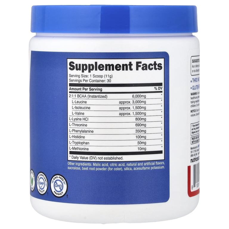 Nutricost, Performance, EAA, фруктовый пунш, 330 г (11,8 унции)