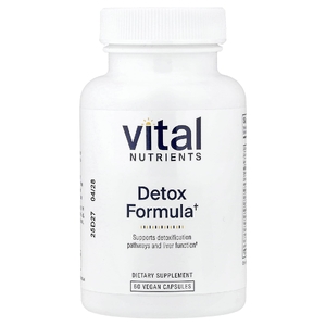 Vital Nutrients, Формула детоксикации, 60 веганских капсул