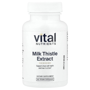 Vital Nutrients, Экстракт расторопши, 250 мг, 60 веганских капсул