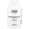 Vital Nutrients, Мульти питательные вещества 1 с железом и йодом, 180 вегетарианских капсул