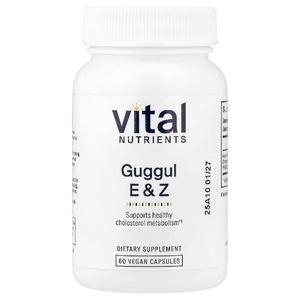 Vital Nutrients, Guggul E & Z, 60 веганских капсул (37,5 мг на капсулу) (Товар снят с продажи) 