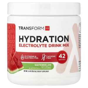 TransformHQ, Everyday, увлажнение, без кофеина, арбуз, 151,2 г (0,33 фунта)