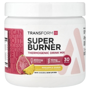 TransformHQ, Super Burner, термогенная смесь для приготовления напитка, ананас и гуава, 270 г (9,6 унции)