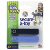 Baby Buddy, Secure-A-Toy, для детей от 4 месяцев, темно-синий и небесно-голубой, 2 полоски (Товар снят с продажи) 