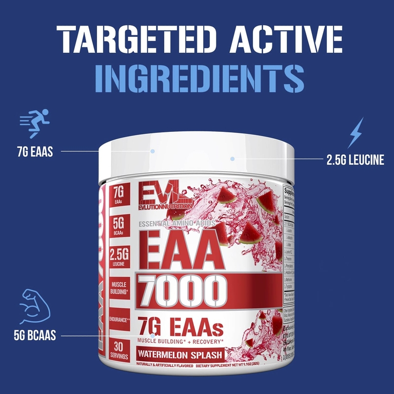 EVLution Nutrition, EAA 7000, добавка с арбузным вкусом, 282 г (9,9 унции)