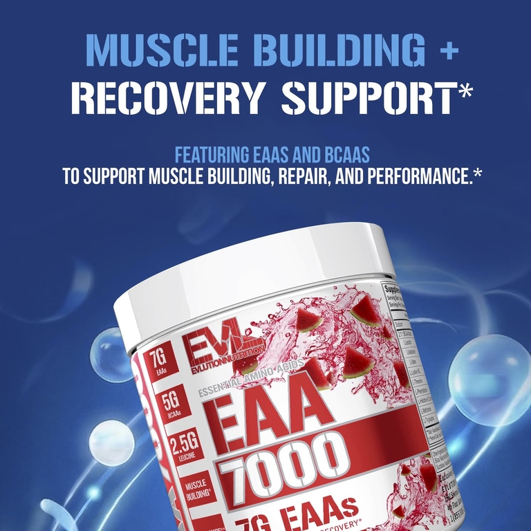 EVLution Nutrition, EAA 7000, добавка с арбузным вкусом, 282 г (9,9 унции)