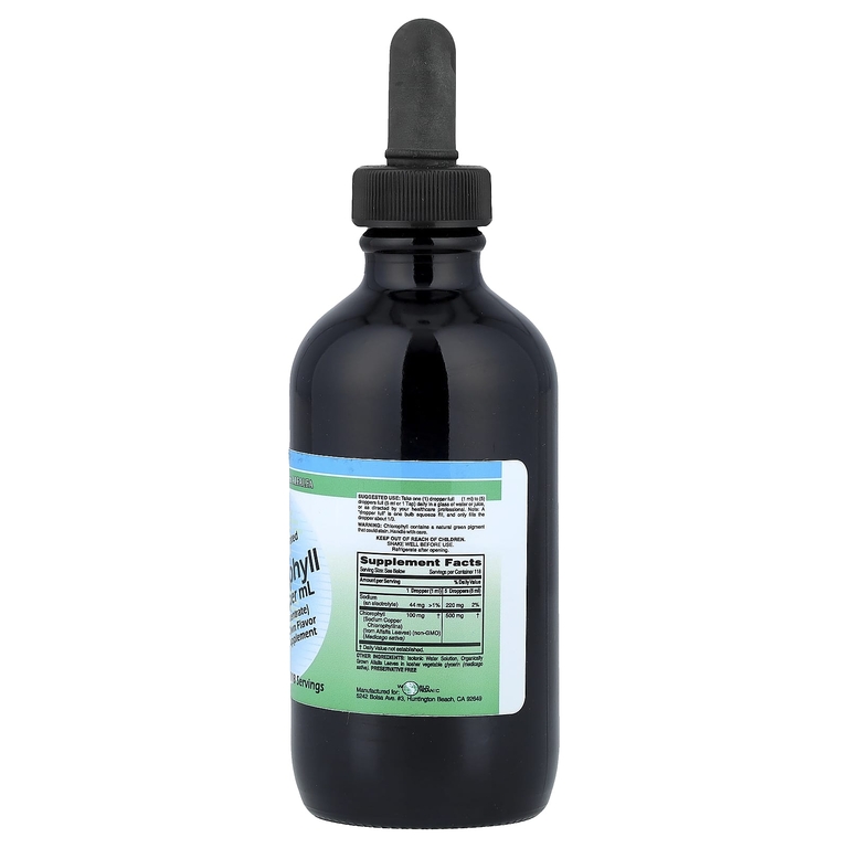 World Organic, ультраконцентрированный жидкий хлорофилл, 118 мл (4 жидк. унции)