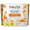 The Honey Pot Company, дневные прокладки из 100% органического хлопка с крылышками из органического хлопка, плотные, 16 шт.