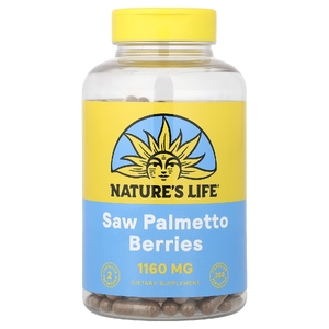 Nature's Life, ягоды серенои, 250 вегетарианских капсул (580 мг в 1 капсуле)