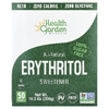 Health Garden, полностью натуральный подсластитель с эритритолом, 50 пакетиков по 6 г (0,21 унции)