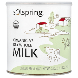 Dr. Mercola, Solspring®, органическое сухое цельное молоко А2, 495 г (17,4 унции)