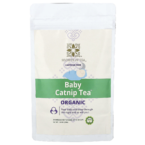 Secrets of Tea, Organic Baby Catnip Tea®, без кофеина, 20 неотбеленных чайных пакетиков, 28 г (1 унция)