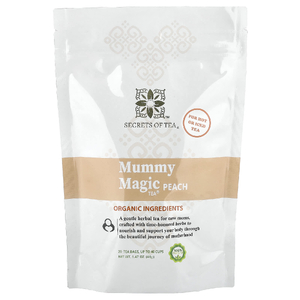 Secrets of Tea, Mummy Magic®, чай с персиком, 20 чайных пакетиков, 41 г (1,47 унции)