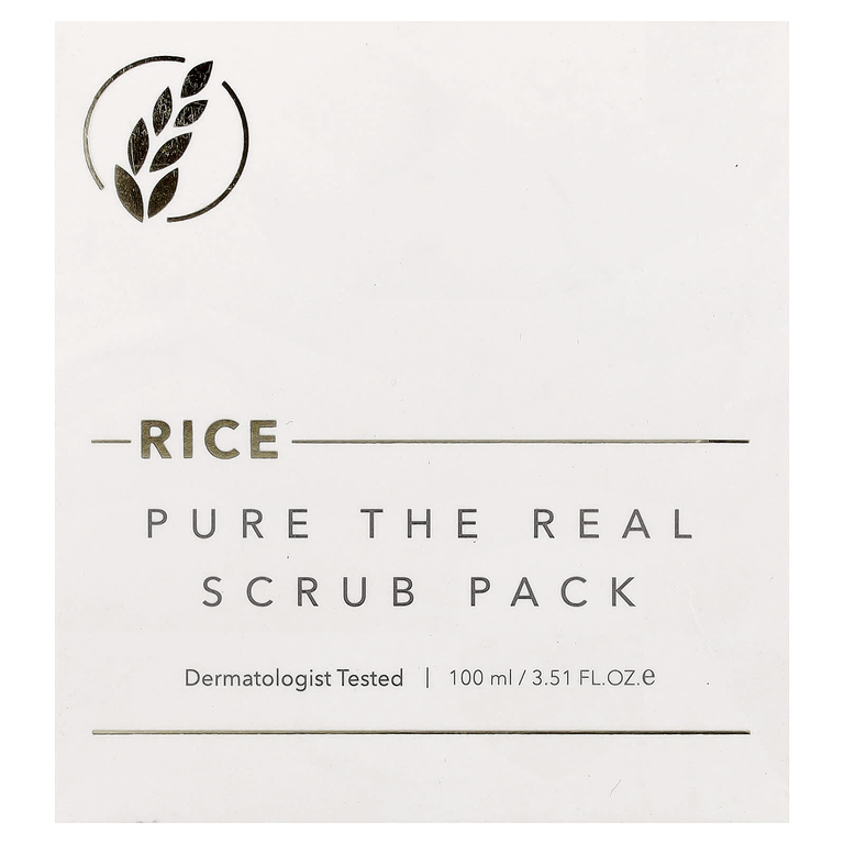 Thank You Farmer, Rice Pure The Real, скраб для лица, 100 мл (3,51 жидк. унции)