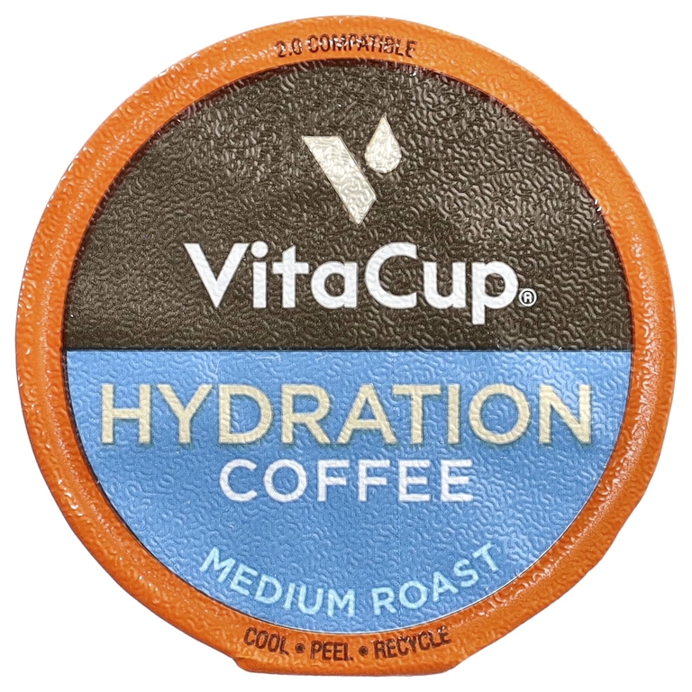 VitaCup, кофе и электролиты для гидратации, средней обжарки, 18 капсул по 4,5 г (0,16 унции)