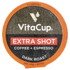VitaCup, Extra Shot, кофе + эспрессо, темная обжарка, 16 капсул по 11 г (0,39 унции)