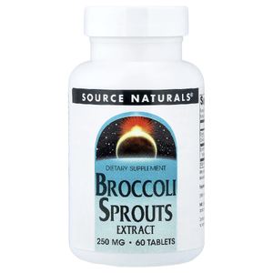 Source Naturals, Экстракт ростков брокколи, 250 мг, 60 таблеток